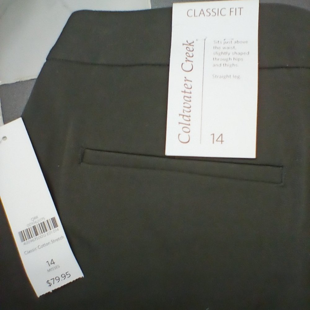 New women's Coldwater Creek pants size 14